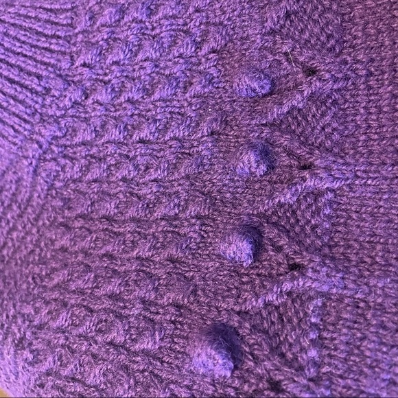 Vintage South Wool 100% Pure  Wool Hand Knitted Top - Picture 8 of 10